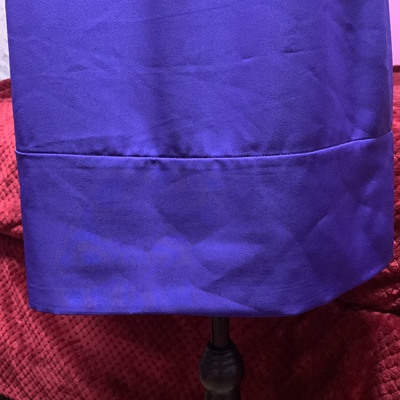 Oleg Cassini sleeveless pencil dress purple in color size 4 - Picture 3 of 8